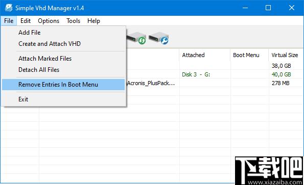 Simple VHD Manager下载,虚拟磁盘,磁盘管理